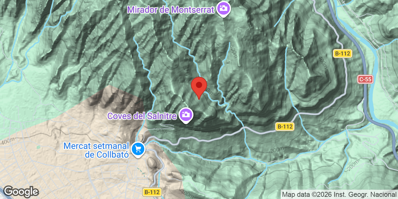Carte de situation de GARRIGOSES, POU DE LES