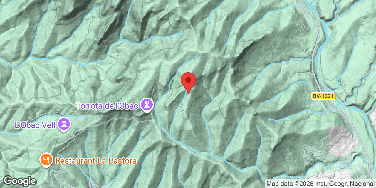 Mapa de situació de TORRENT DE LA CARLINA, AVENC DEL