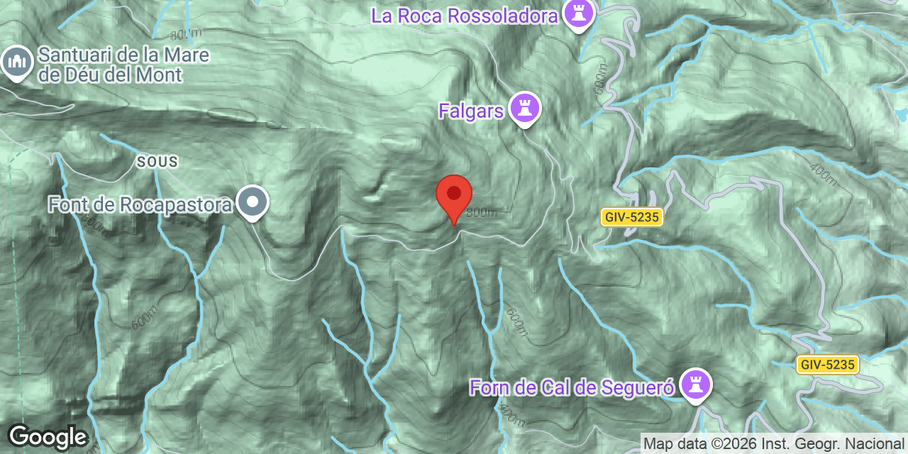 Mapa de situació de CARLÍ, COVA DEL