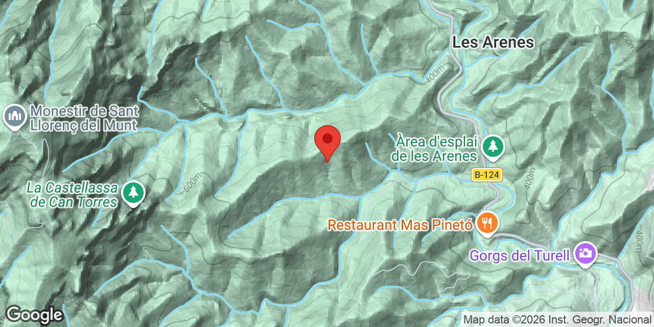 Mapa de situación de PALA, AVENC DE LA