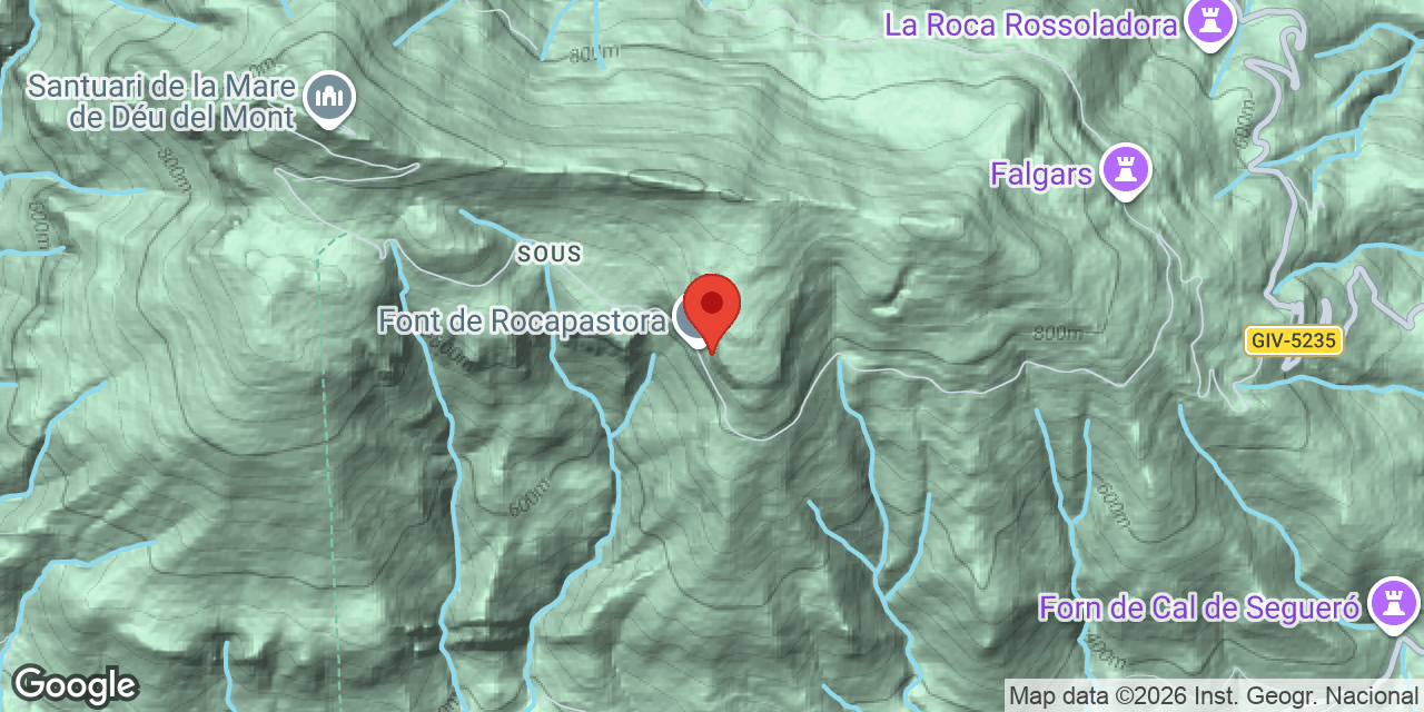 Mapa de situació de CORRAL DE L'ABAT