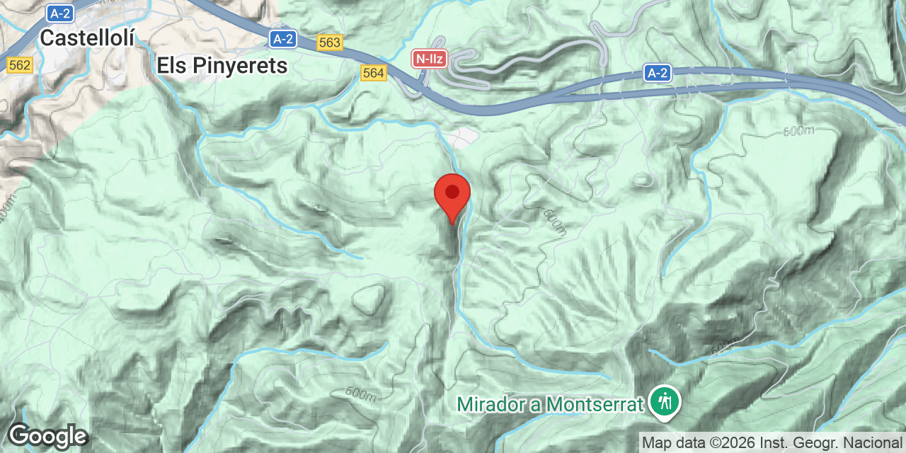 Mapa de situación de CASTELLOLÍ, COVES DE
