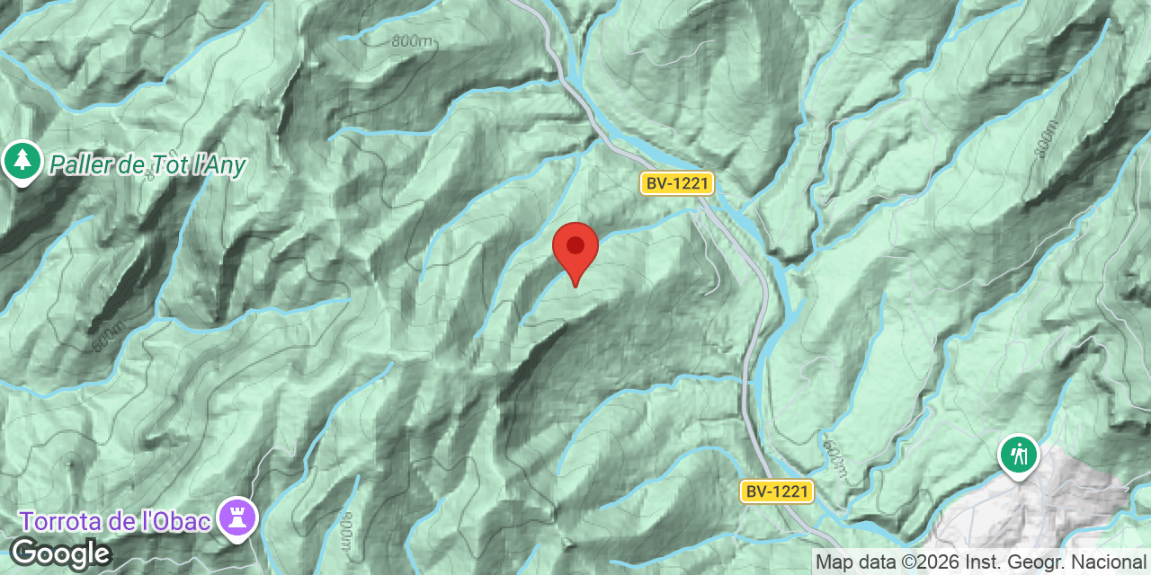 Mapa de situació de PINASSA, AVENC DE LA
