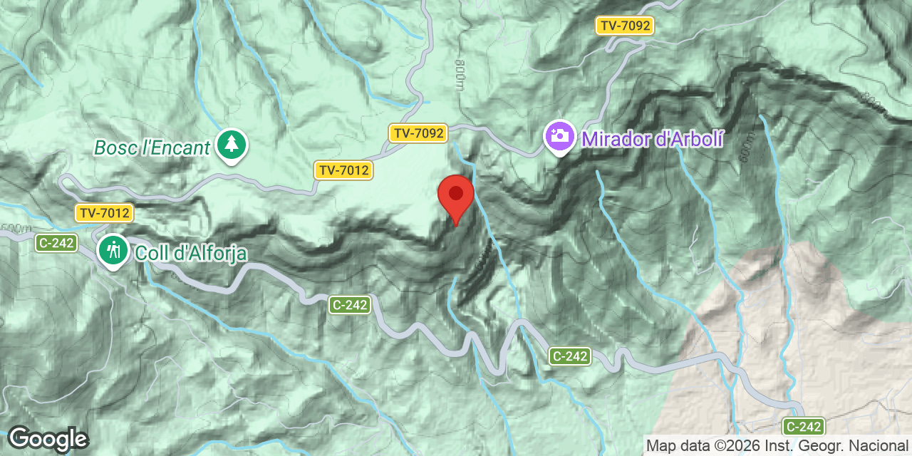 Location map of JORDI CASAS, COVA D'EN