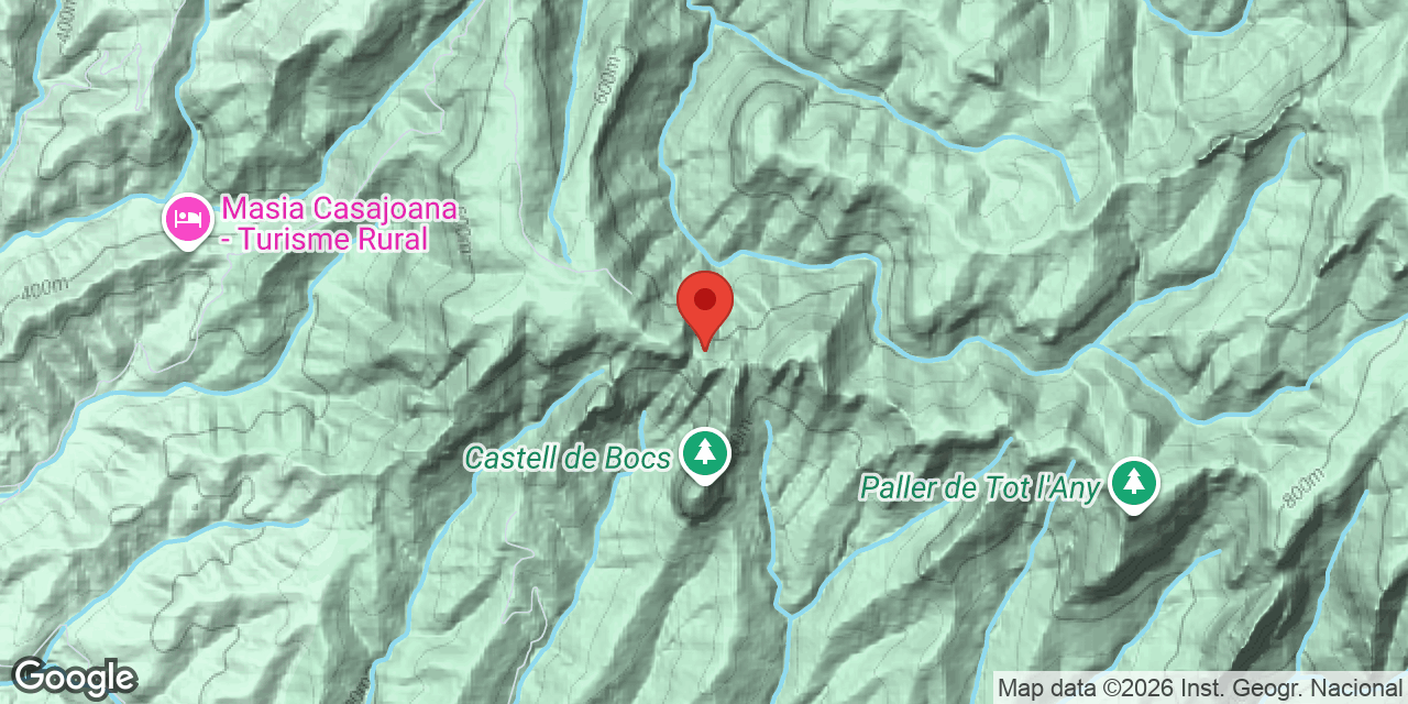Mapa de situació de CAMÍ RAL, AVENC DEL