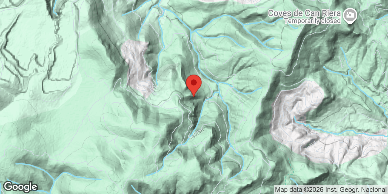Mapa de situació de SALT DEL BOU, COVA GRAN DEL