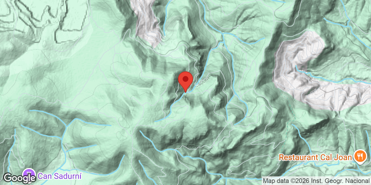 Mapa de situación de PERDUDES, COVES
