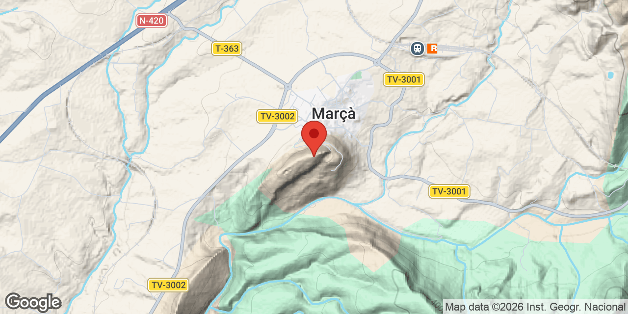 Carte de situation de SANT JOSEP, AVENC DE