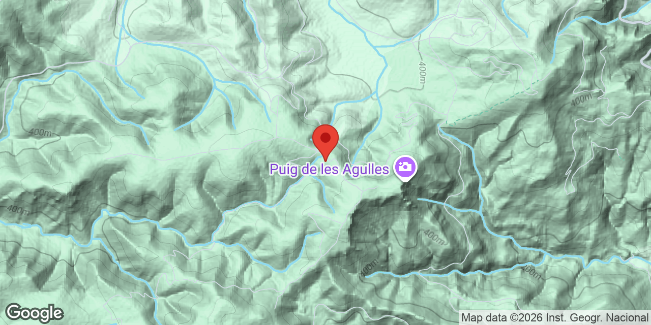 Mapa de situación de PINEDA,  AVENC DE LA