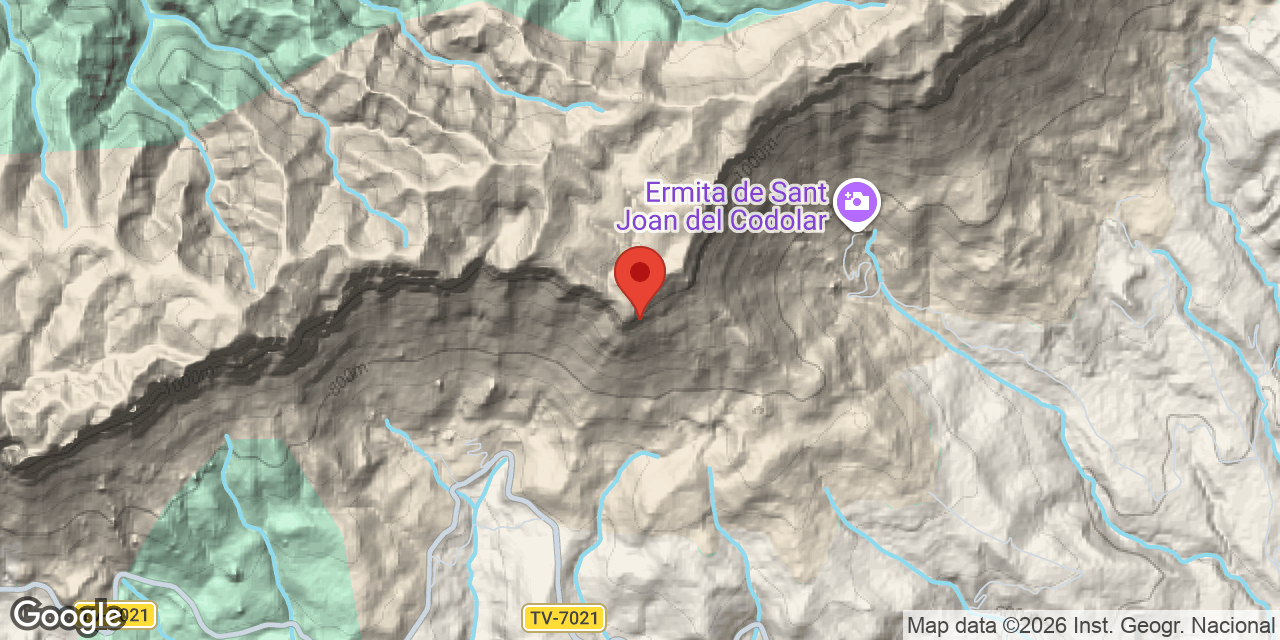 Mapa de situació de FALCA, AVENC DE LA