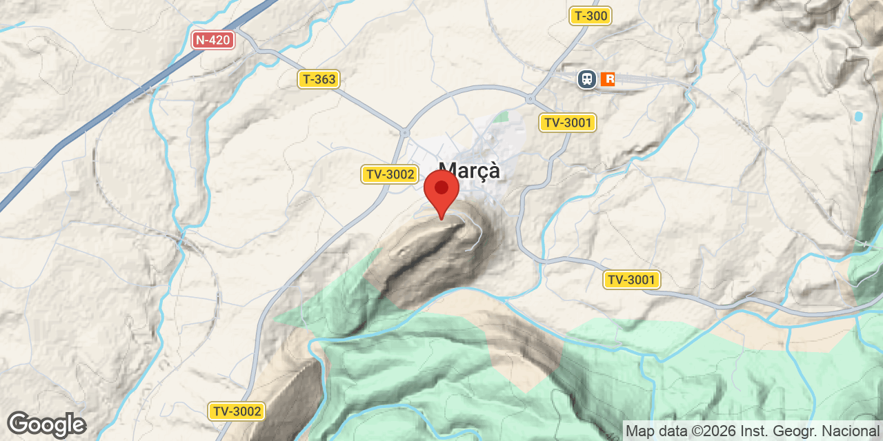 Mapa de situació de GUIX, COVA DEL