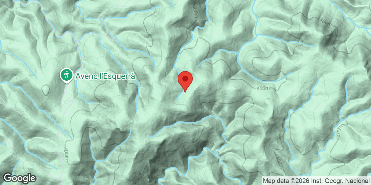 Mapa de situació de ENFONSAT, AVENC