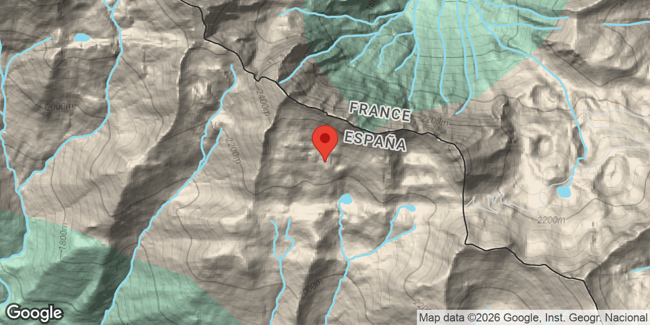 Mapa de situació de AULÀ, AVENC C.1 D'