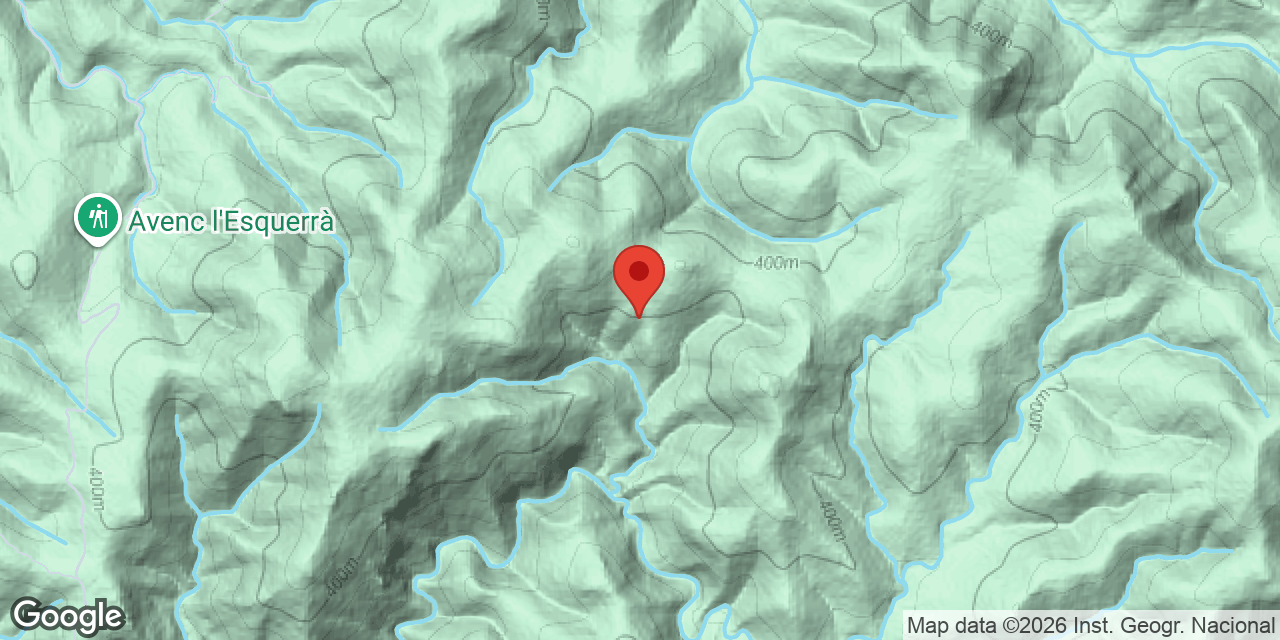 Mapa de situació de CUETES, AVENC DE LES
