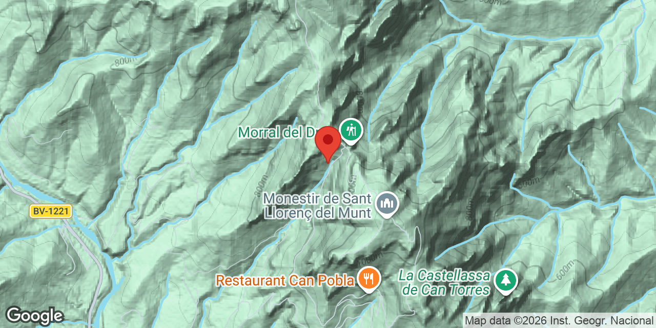 Mapa de situació de CANAL DE L'ABELLA, AVENC DE LA
