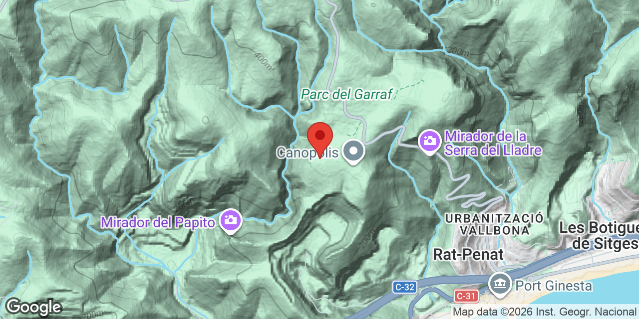 Carte de situation de PI GROS, AVENC DEL