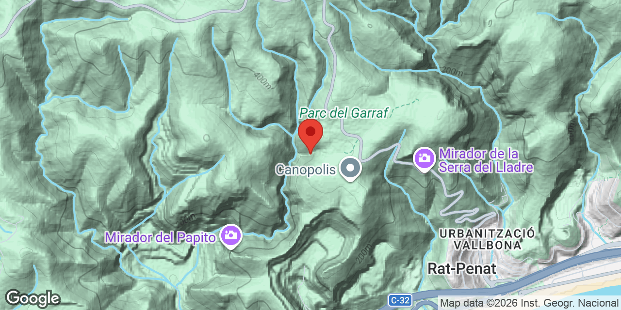 Mapa de situació de PELA, AVENC DE LA