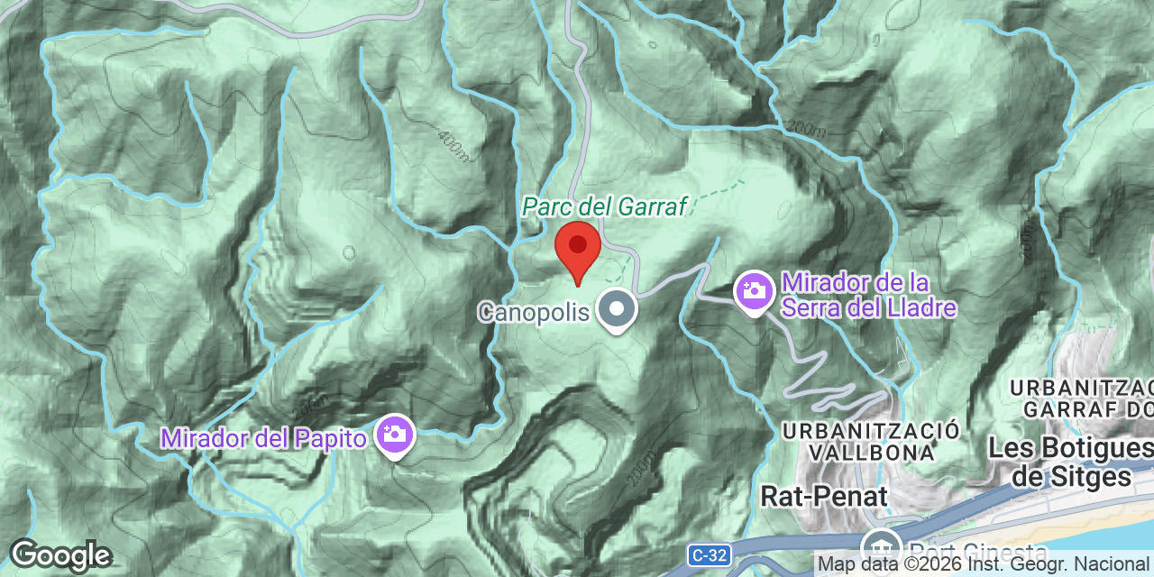 Mapa de situació de VINYALS, AVENC DELS