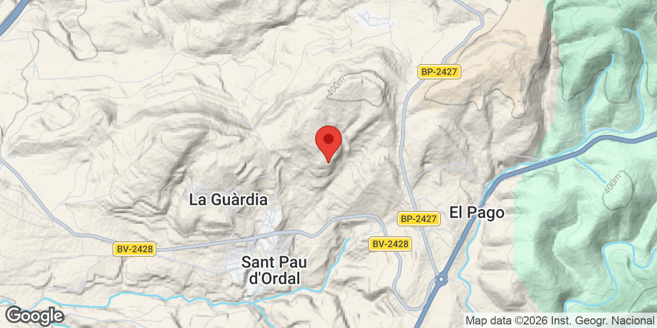 Location map of SANT PAU, COVA DE