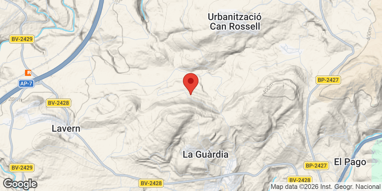 Mapa de situació de B-5, AVENC