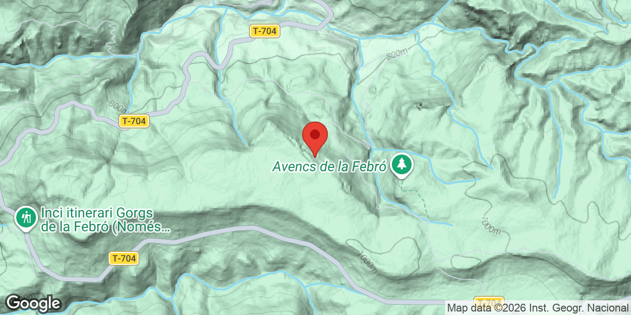 Mapa de situació de MOTLLATS DE LA PONA, AVENCOTS DELS