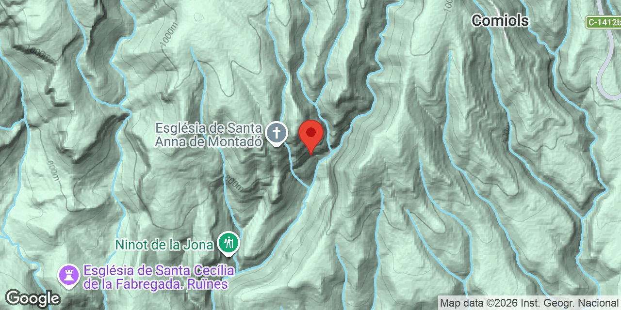 Mapa de situación de BARRANC DE FONTFREDA, COVA DEL
