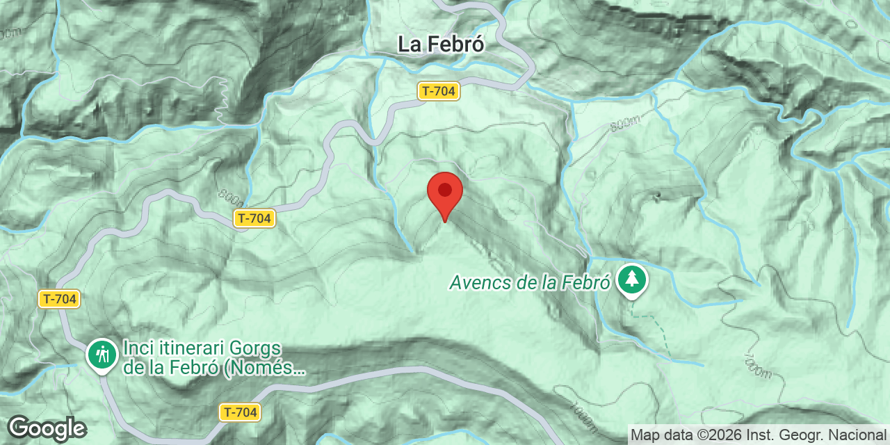 Mapa de situació de MAQUIS, AVENC DELS