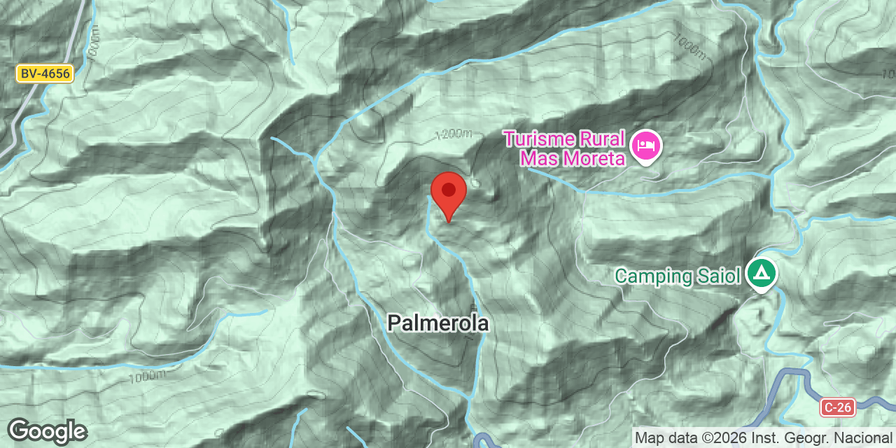 Mapa de situació de CASTELL DE PALMEROLA, COVA DEL