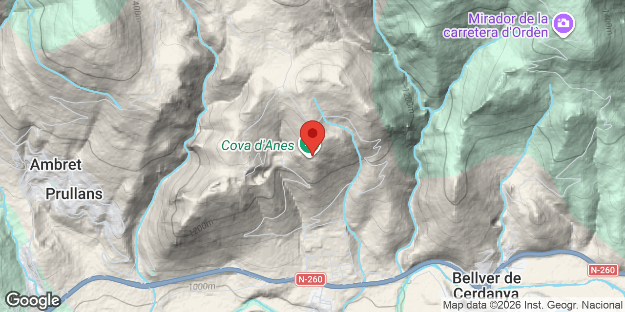 Location map of ANES, COVA D'