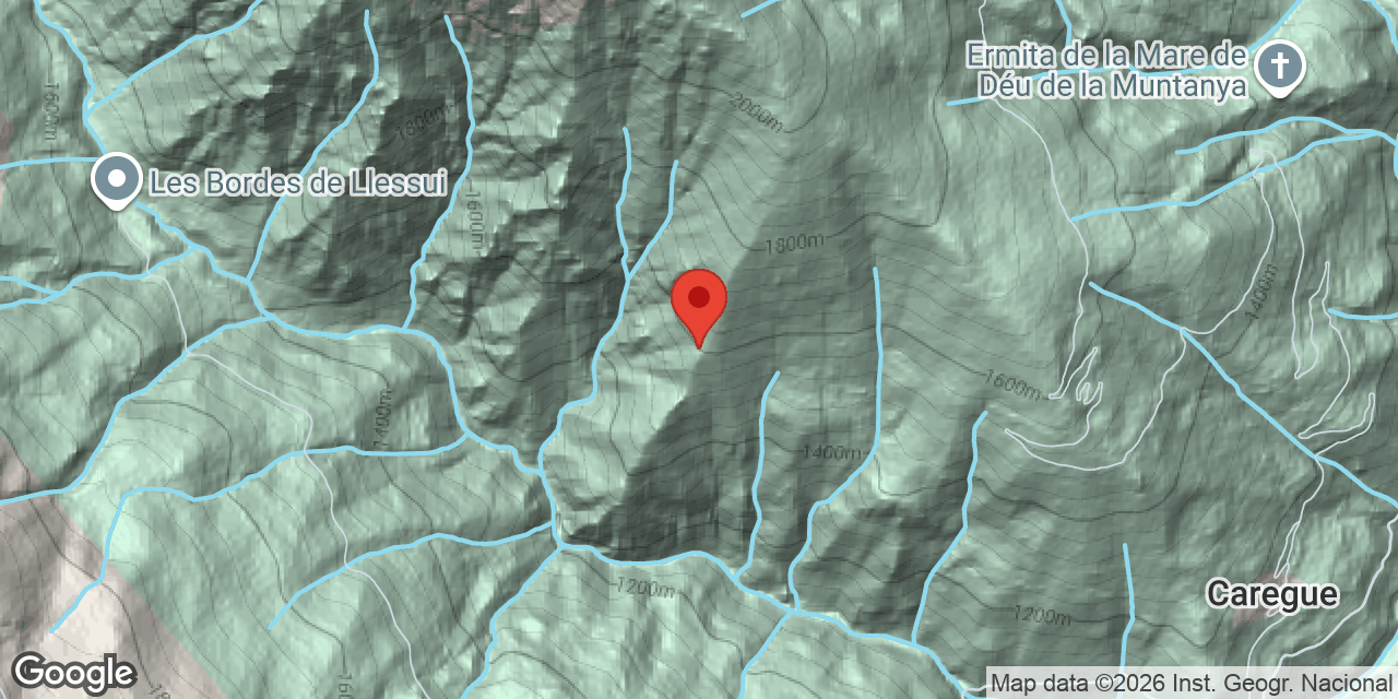 Mapa de situació de CABRA, FORAT DE LA
