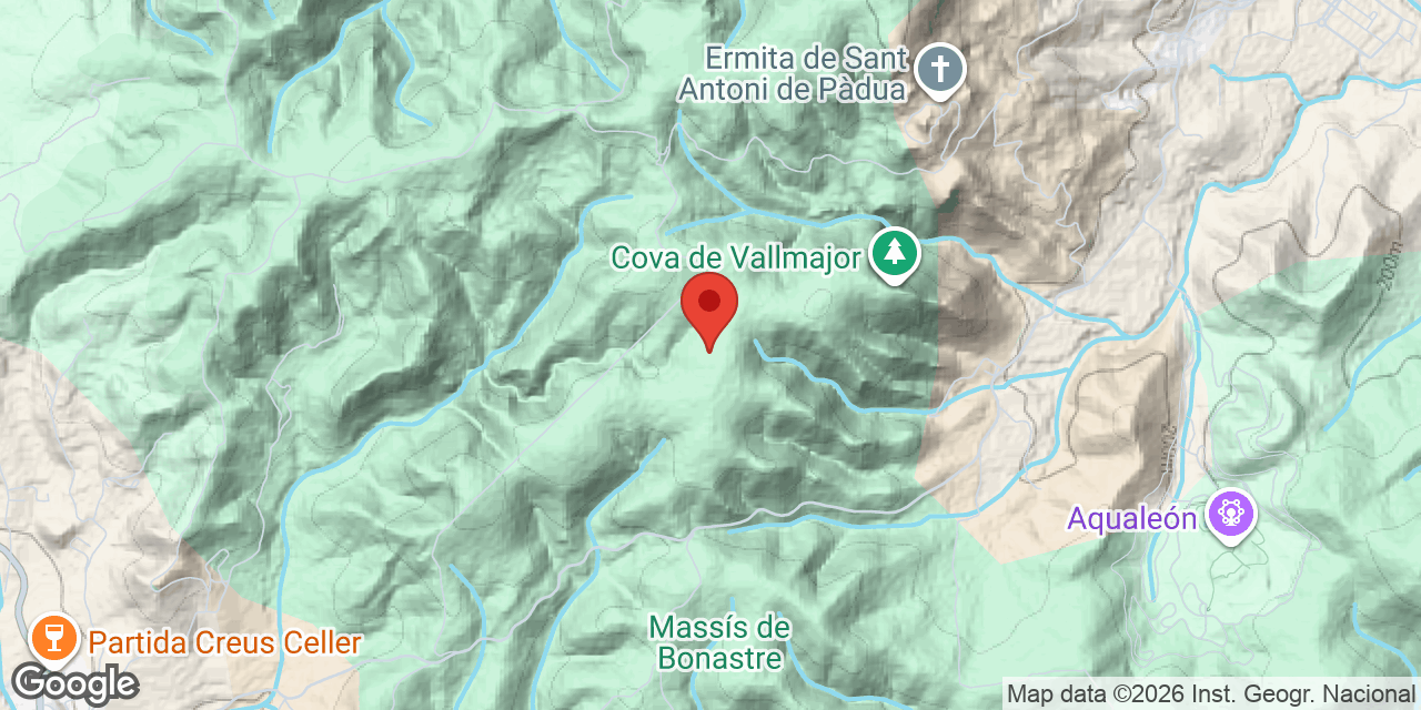 Mapa de situació de ESCANSA, AVENC D'