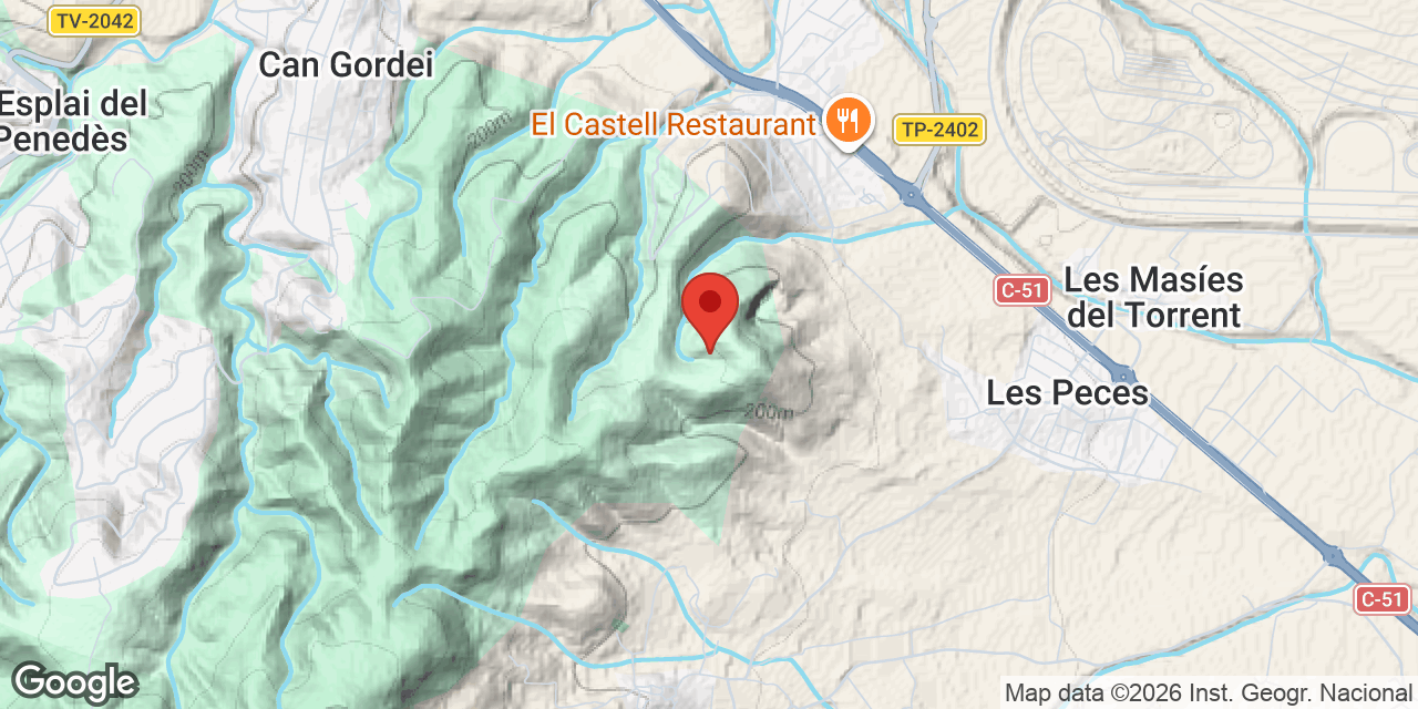 Mapa de situació de ARLÀ, AVENC DE L'