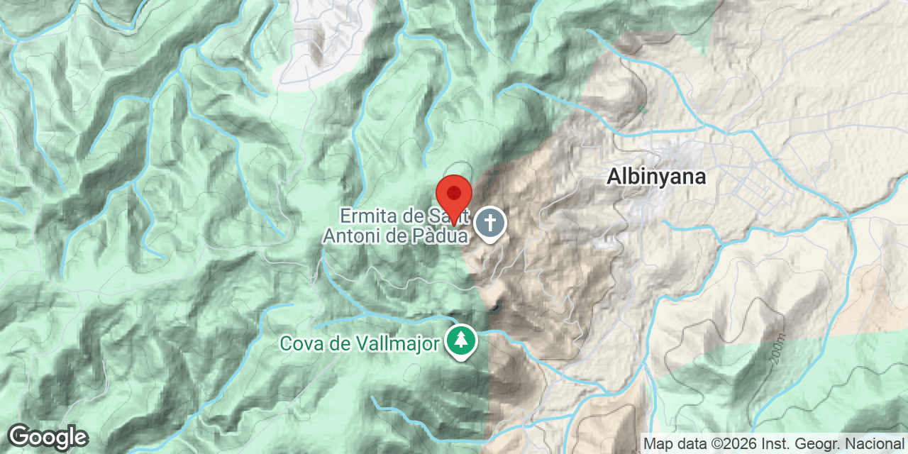Carte de situation de NÚRIA, AVENC