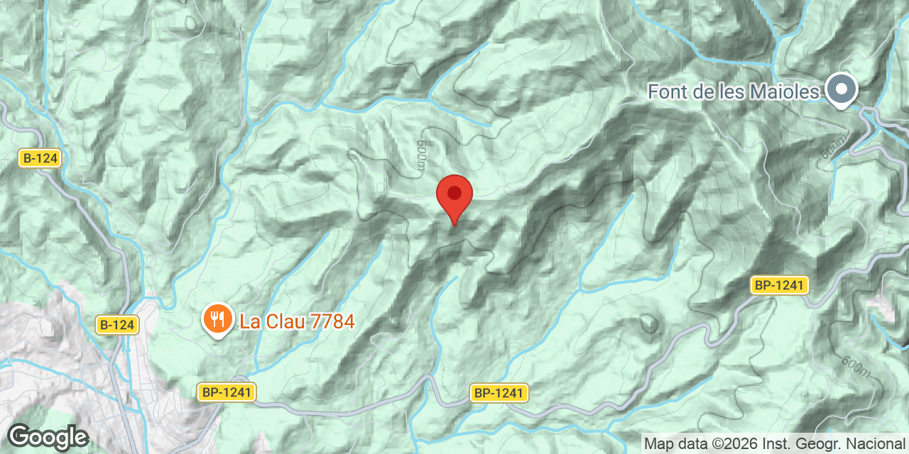 Mapa de situación de PARÉ, FORAT D'EN
