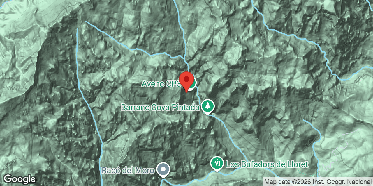 Mapa de situació de CP.3, AVENC