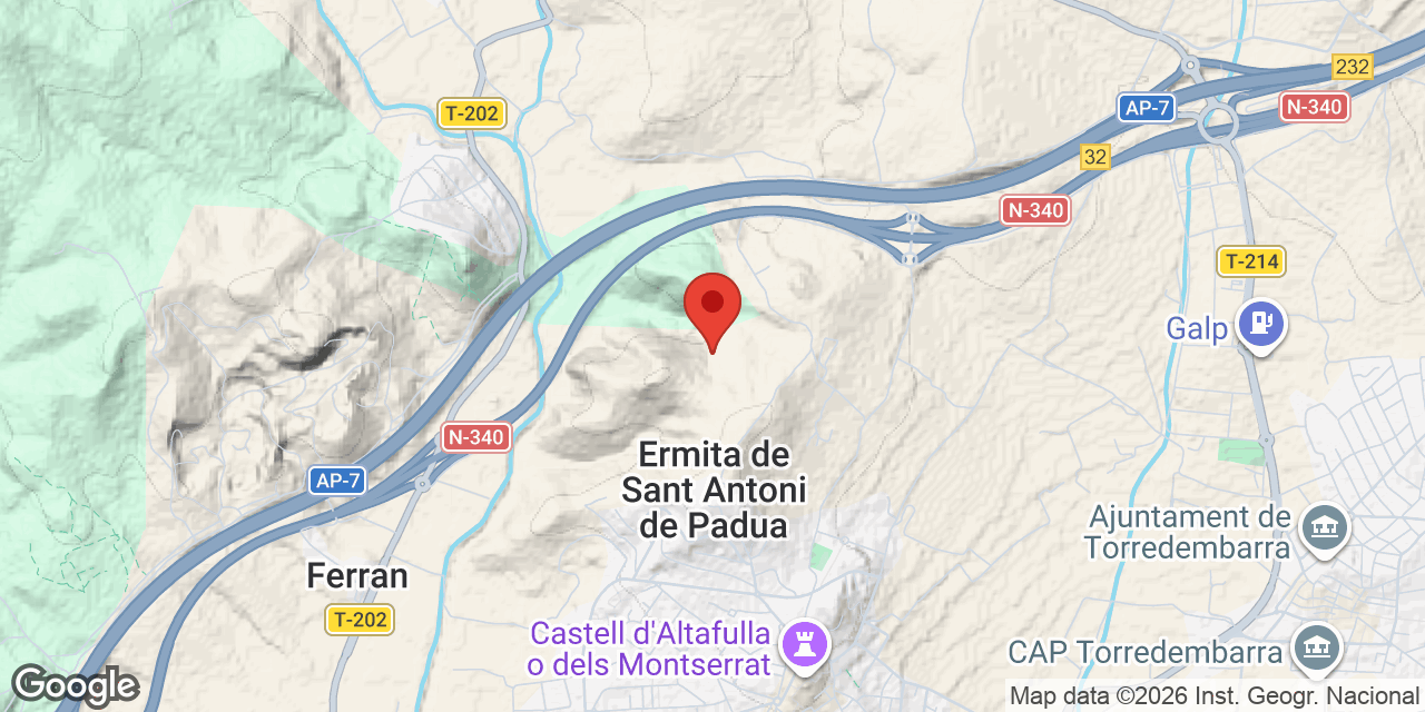 Location map of ENCANTAMENT, AVENC PETIT DE L'