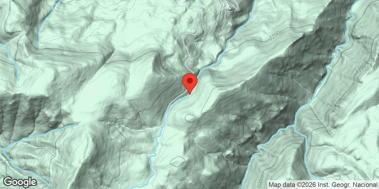 Mapa de situación de CABANA D'EN GARRABA, AVENC DE LA