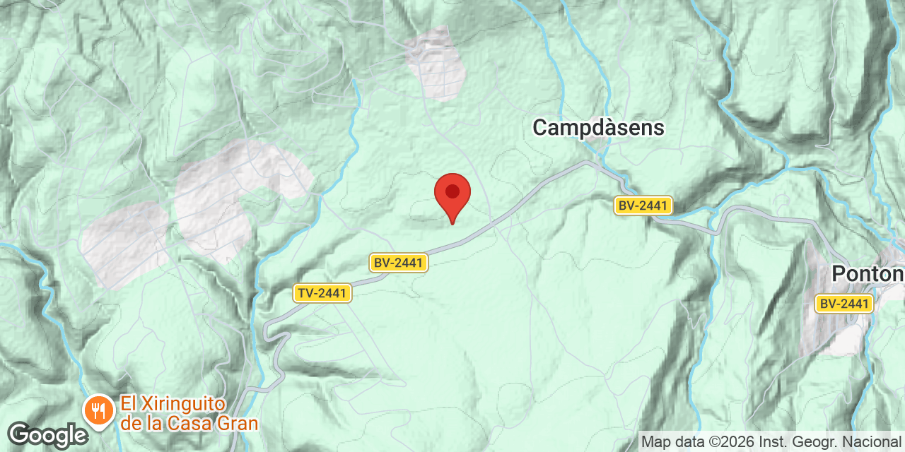 Mapa de situació de XEROLINA, COVA
