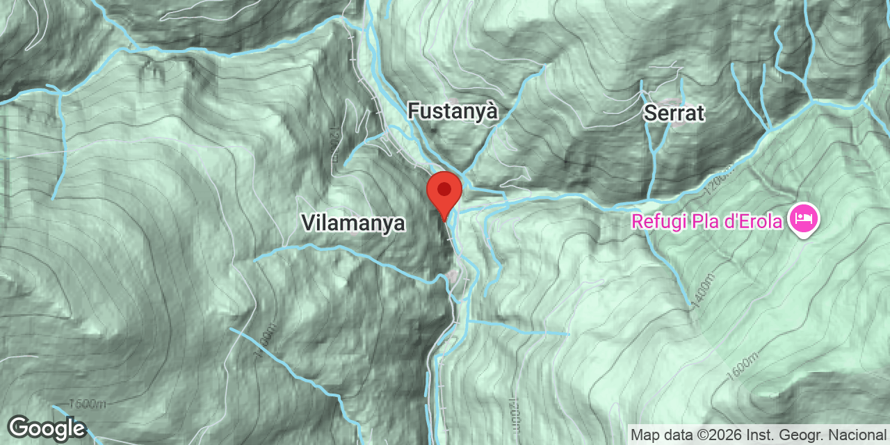 Mapa de situación de PENJADA, COVA