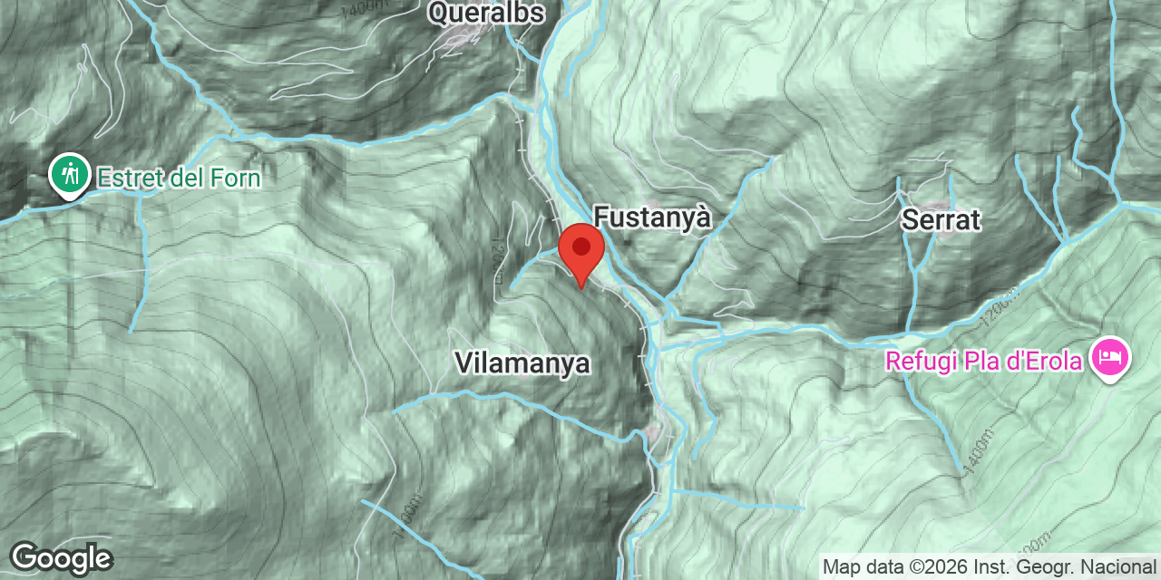 Location map of GOURS DE QUERALBS, COVA DELS