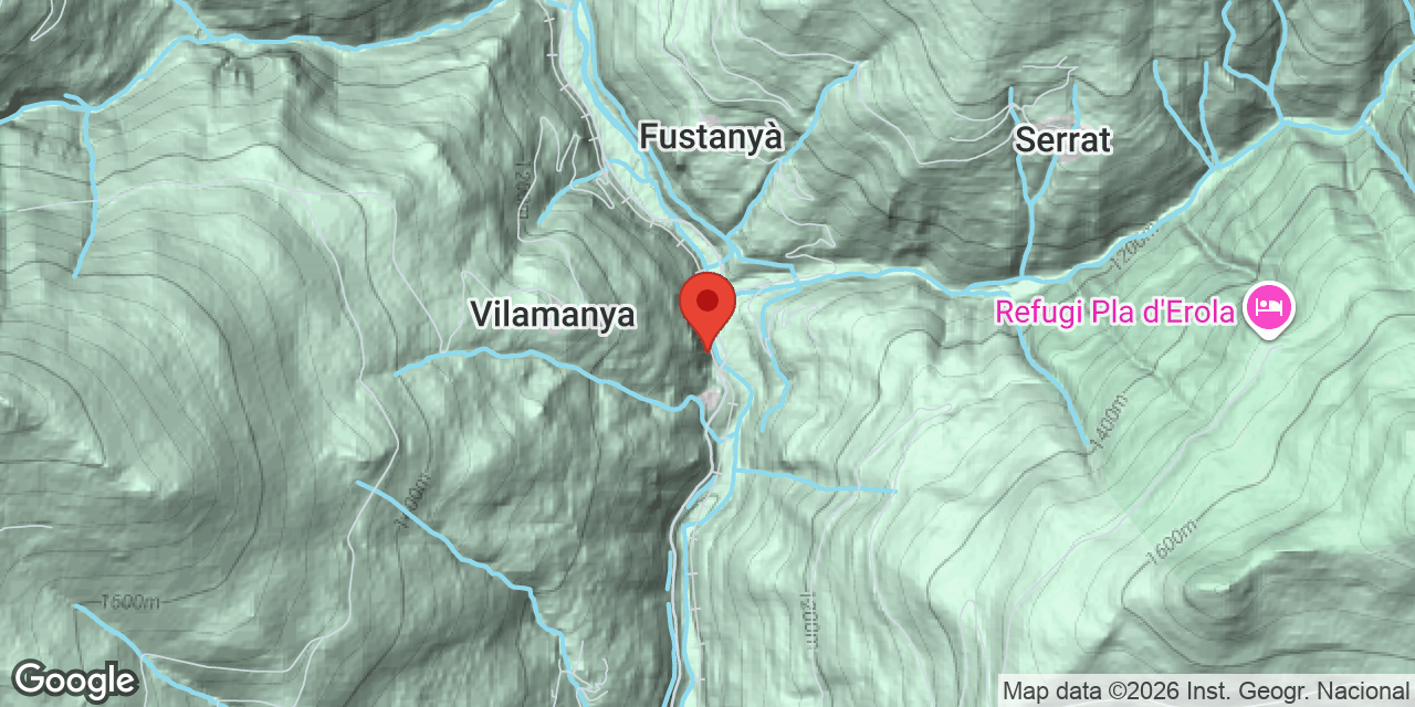 Mapa de situació de RIALB, COVA DE
