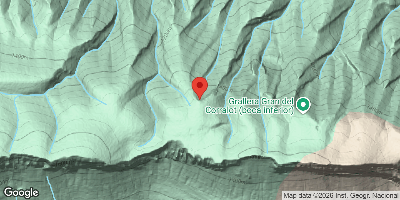Mapa de situació de VEÇA, COVA DE LA