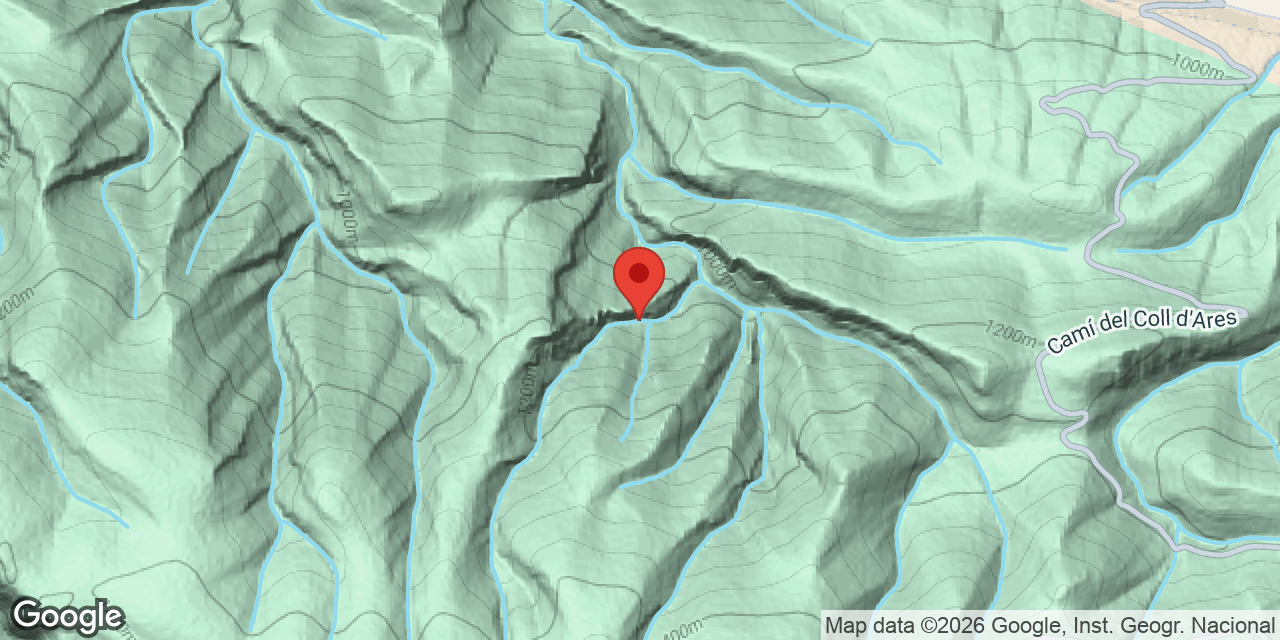 Mapa de situación de BARRANC DEL TEIX, FORAT DEL