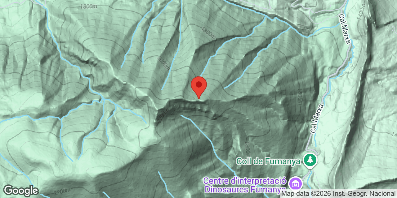 Mapa de situación de CINGLADES, BÒFIA DE LES