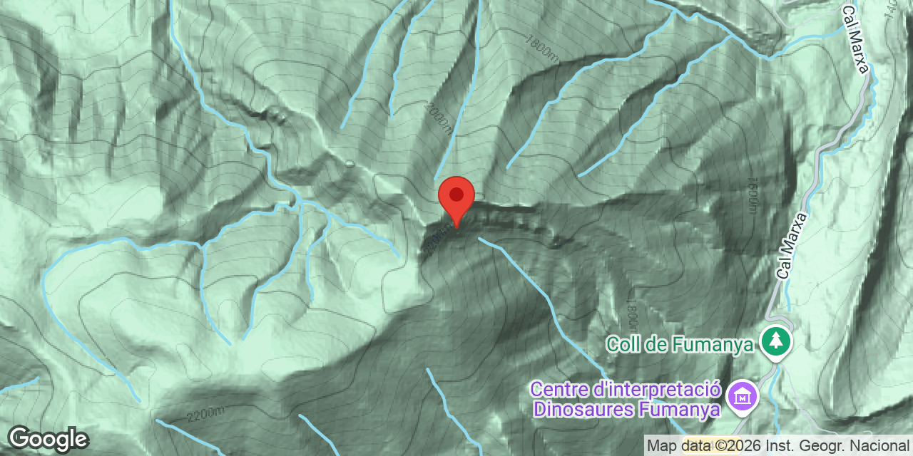 Mapa de situació de ESGLÉSIA DE LES CINGLADES, L'