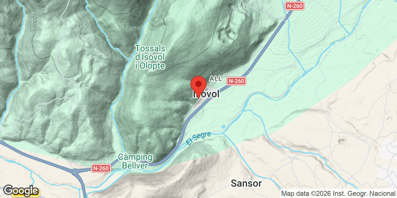 Mapa de situació de ISÒVOL, COVA D'