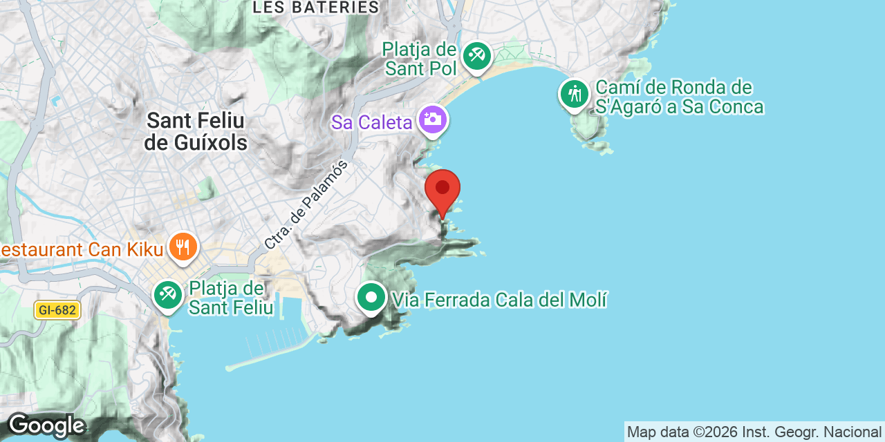 Mapa de situació de RATES PENADES, COVA DE LES