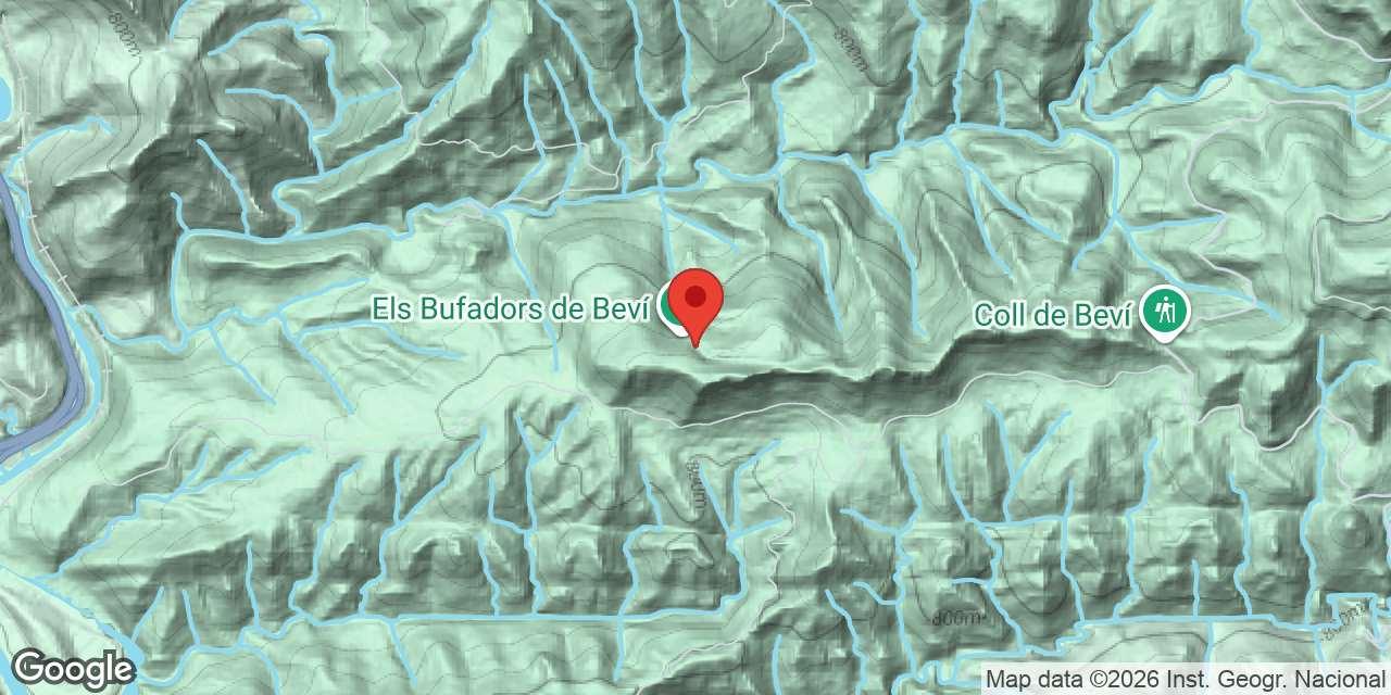Carte de situation de BEVÍ, BUFADOR Nº2 DE
