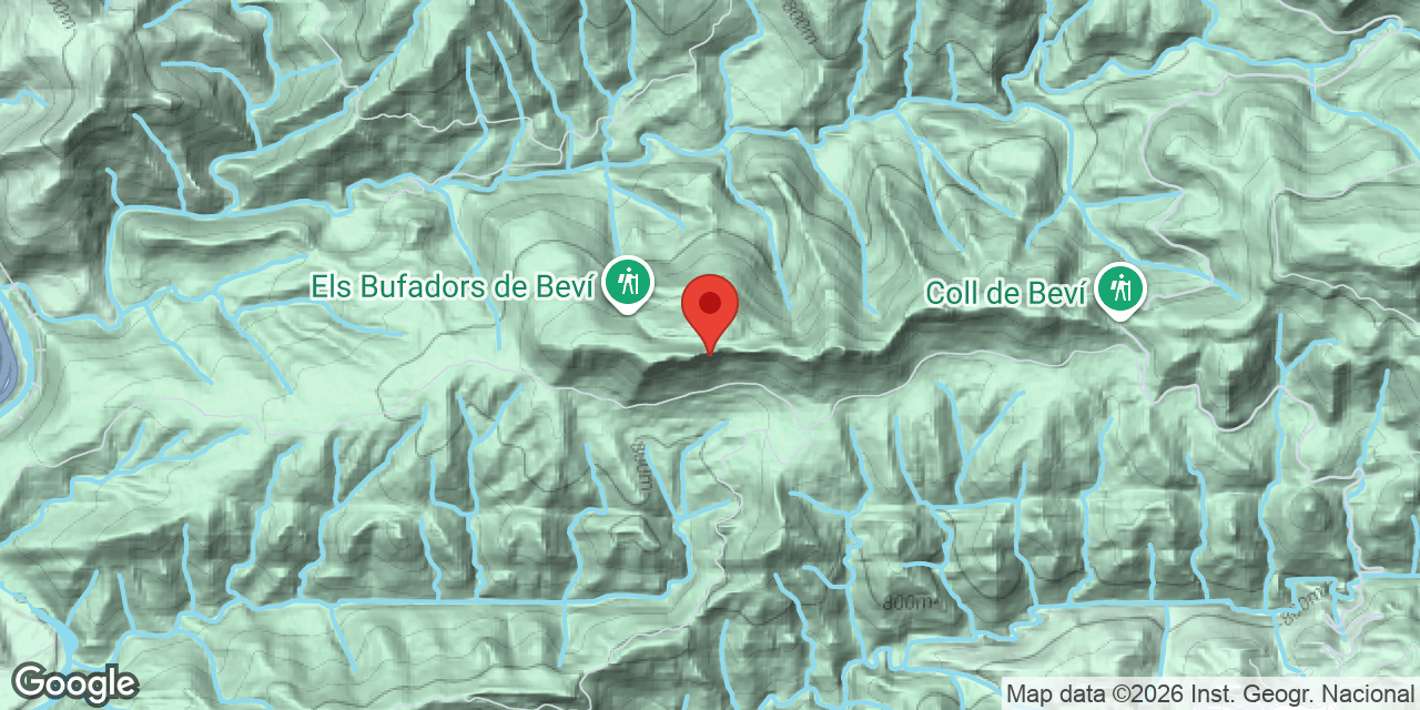 Mapa de situación de BEVÍ, BUFADOR Nº9 DE