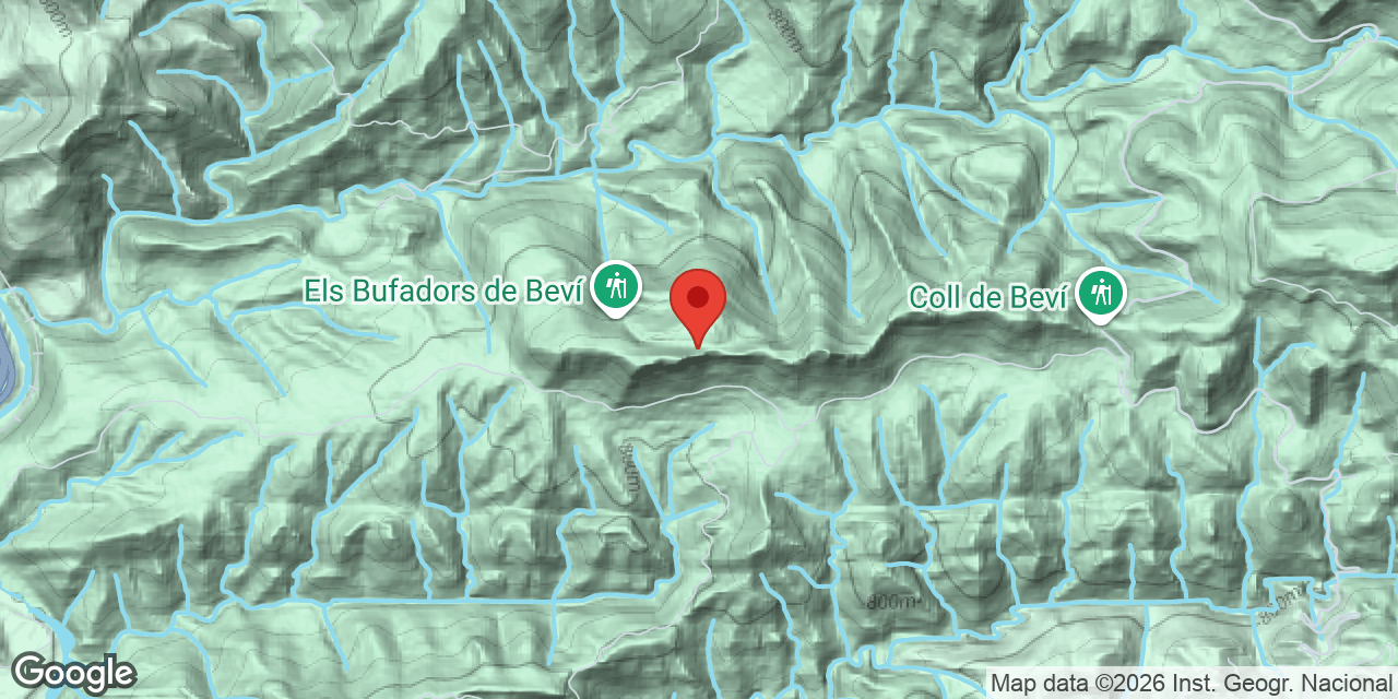 Mapa de situació de BEVÍ, BUFADOR Nº11 DE